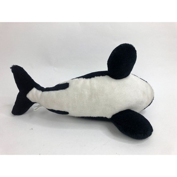 Vintage Sea World Shamu Orca Whale Plush Stuffed Animal 15 Inch - Picture 5 of 10